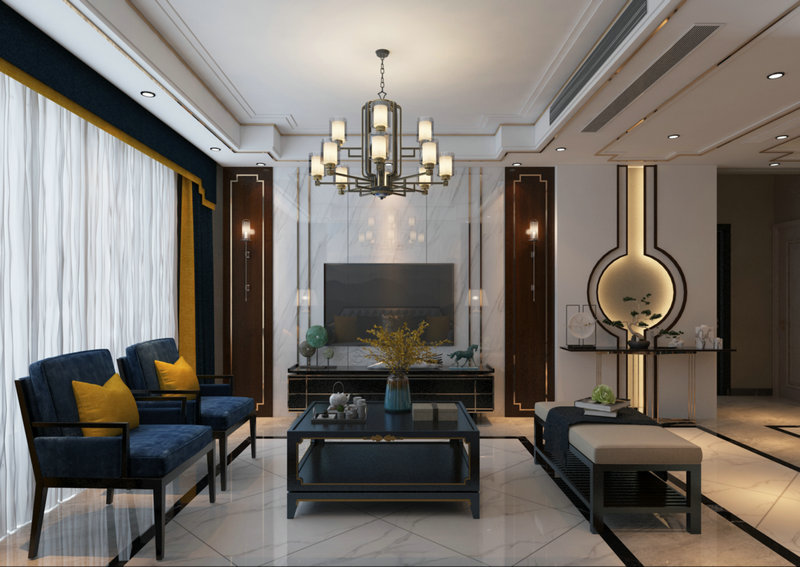 新中式案例展示效果圖